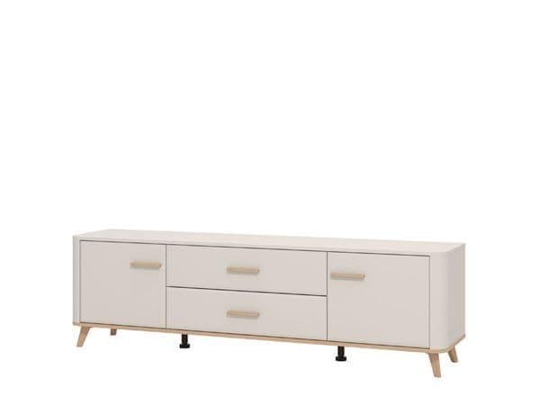 Dariqon Cashmere And Oak Effect Large Wide 180cm TV Unit