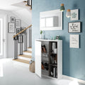 Fendi White Gloss Shoe Cabinet Hallway Unit