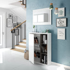 Fendi White Gloss Shoe Cabinet Hallway Unit