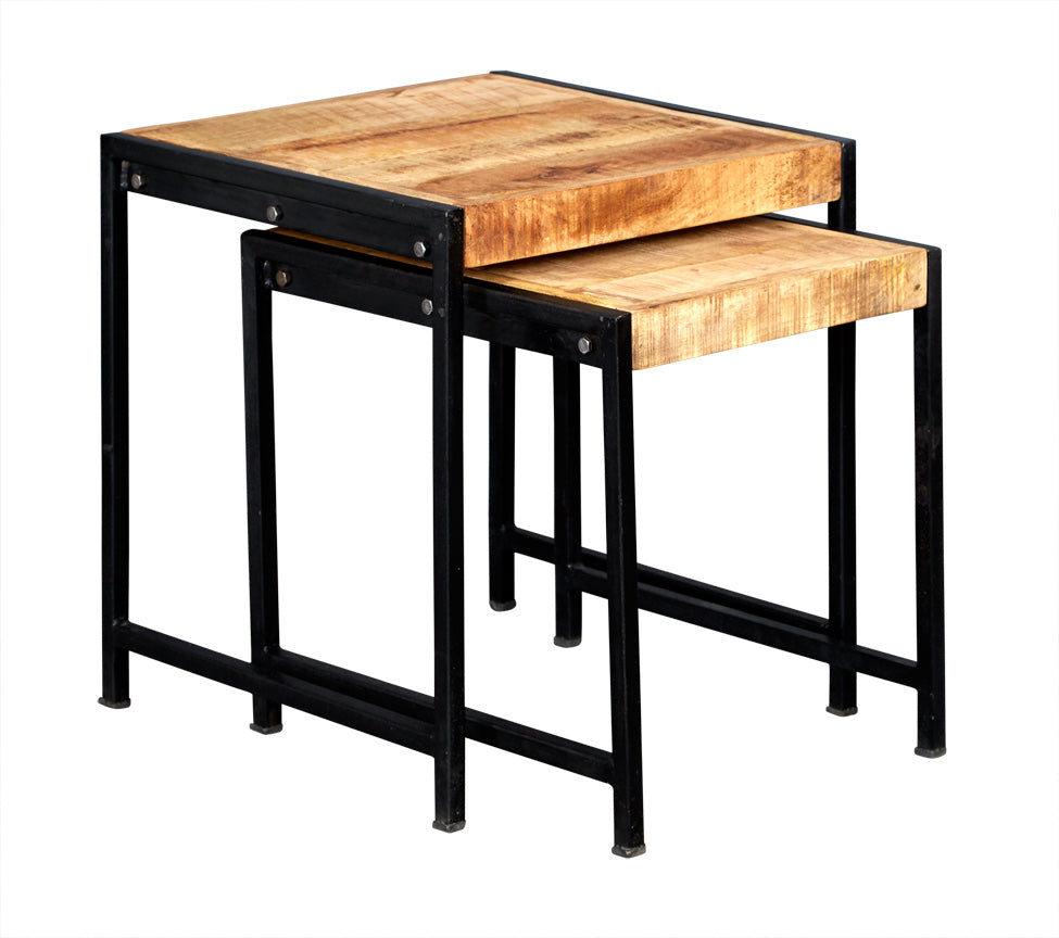 Cosmo Industrial Nest of 2 Tables — alternate product view