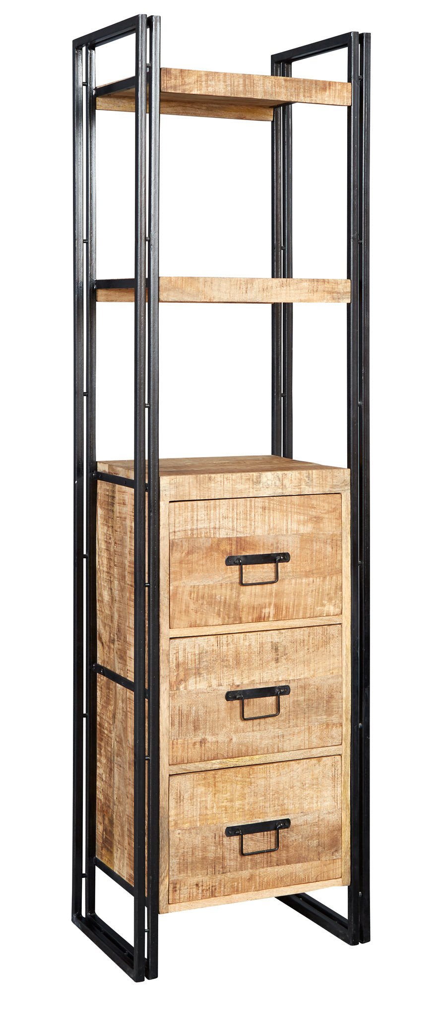Cosmo Industrial Slim Bookcase — alternate product view