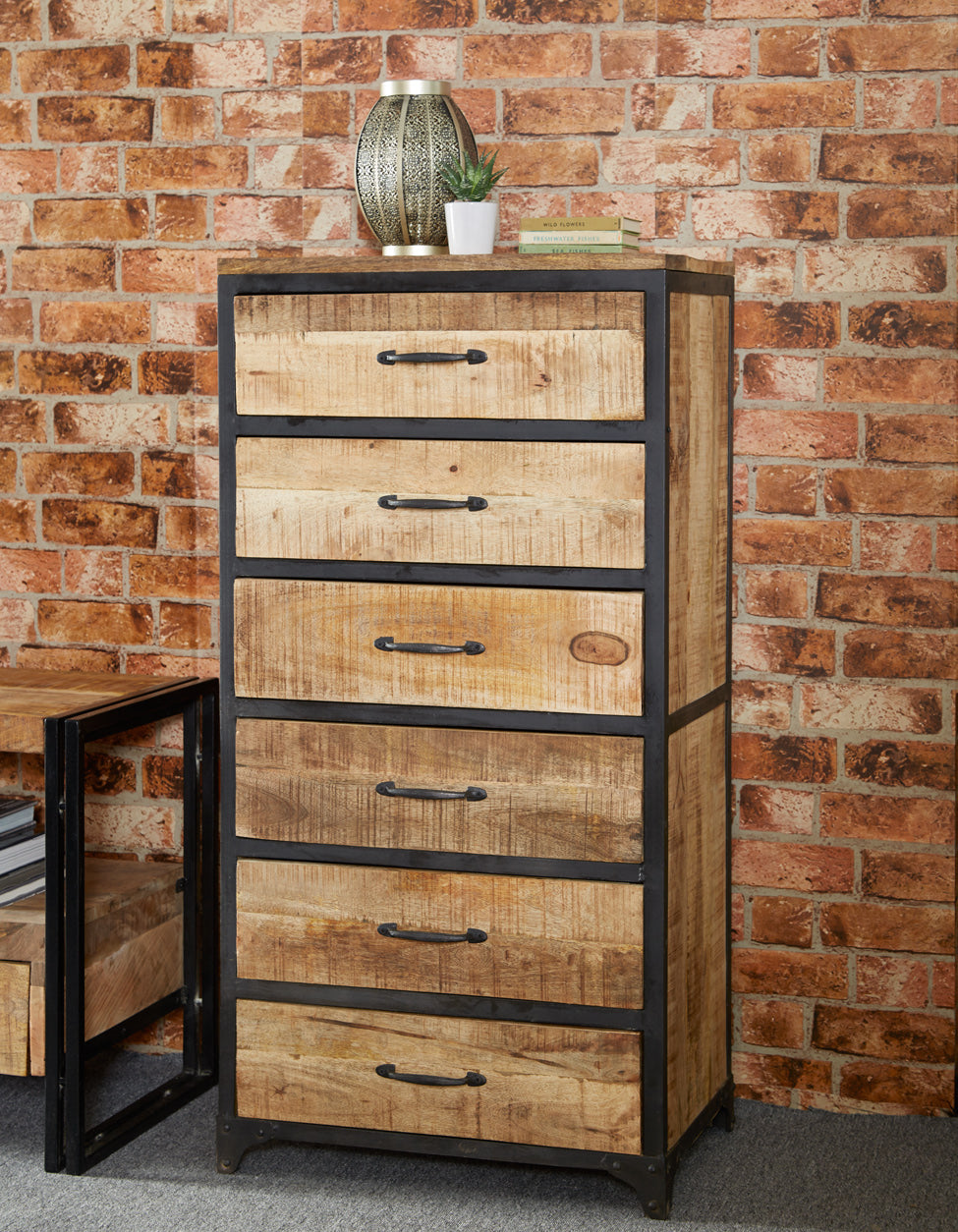 Cosmo Industrial Tall Chest — main product view