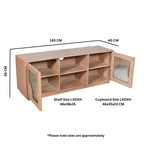 Indus Solid Wood Tv Cabinet