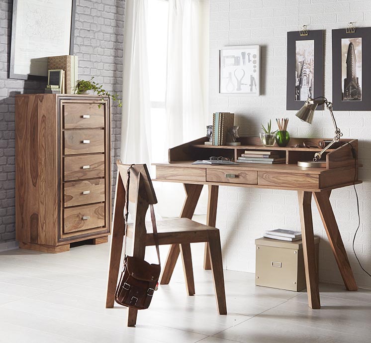 Jodhpur Sheesham Study Desk — angled product view