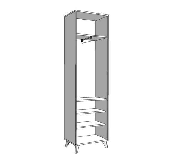 Kenzo Oak Slim Wardrobe — side product view