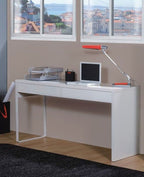 Kuba Arctic White Desk With Drawers