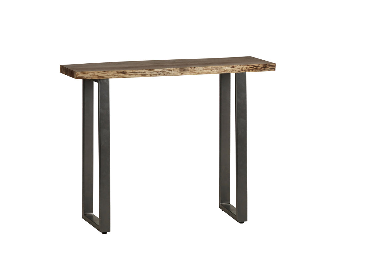 Baltic Live Edge Console Table — side product view