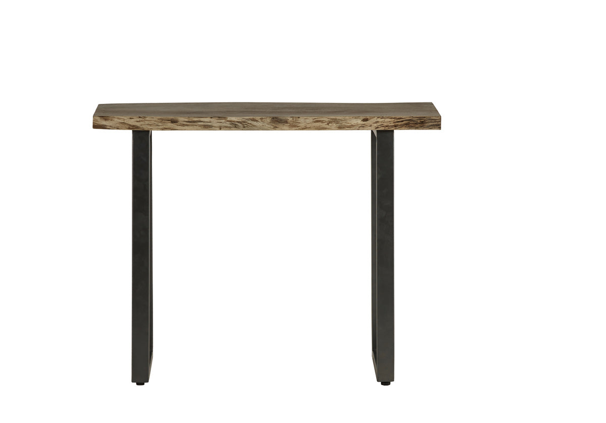 Baltic Live Edge Console Table — front product view