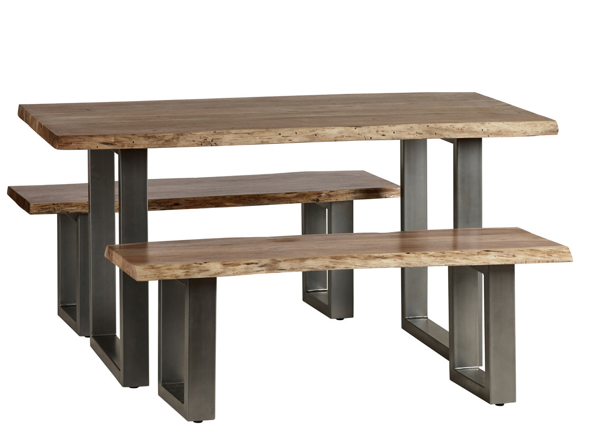 Baltic Live Edge Dining Table 1.5 M — angled product view
