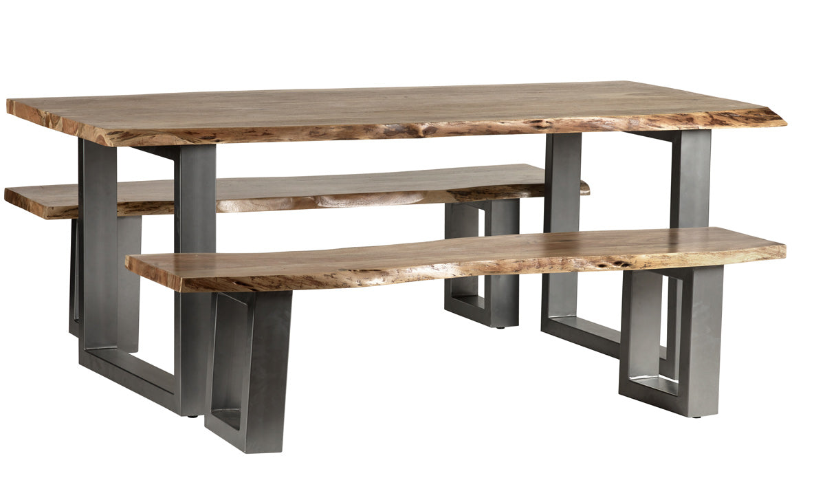 Baltic Live Edge Dining Table 2 M — front product view