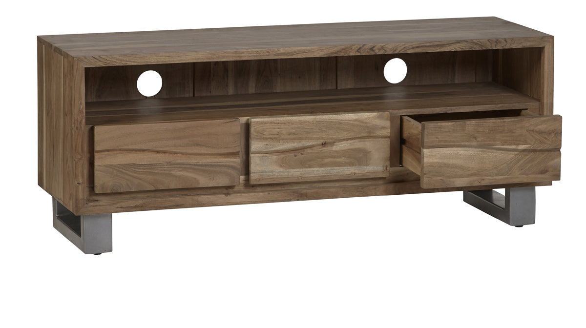 Baltic Live Edge Media Unit — side product view