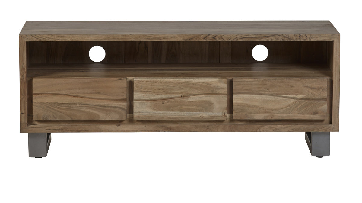 Baltic Live Edge Media Unit — front product view