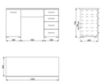 Libro Matt White Desk