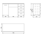 Libro Sonoma Oak Effect Desk