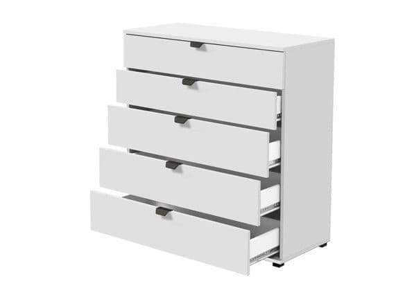 Limone Arctic White Wide 6 Drawer Chest — alternate product view