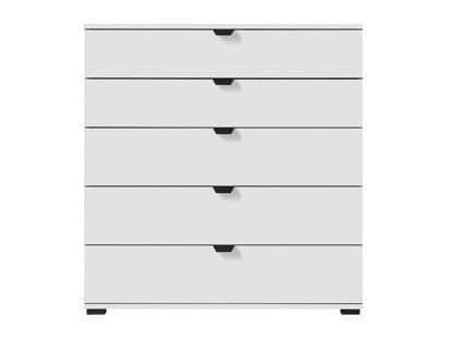 Limone Arctic White Wide 6 Drawer Chest