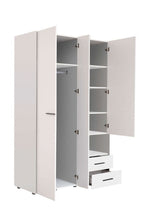 Limone White 3 Door Wardrobe