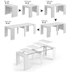 Luiz Concrete Grey Effect Large Extending Dining Table