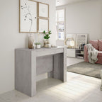 Luiz Concrete Grey Effect Large Extending Dining Table
