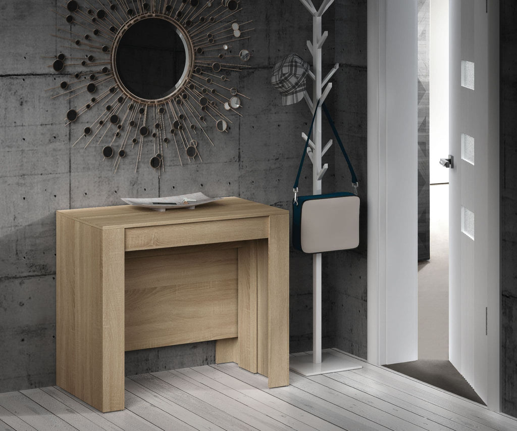 Luiz Extending Dining Table Oak Effect