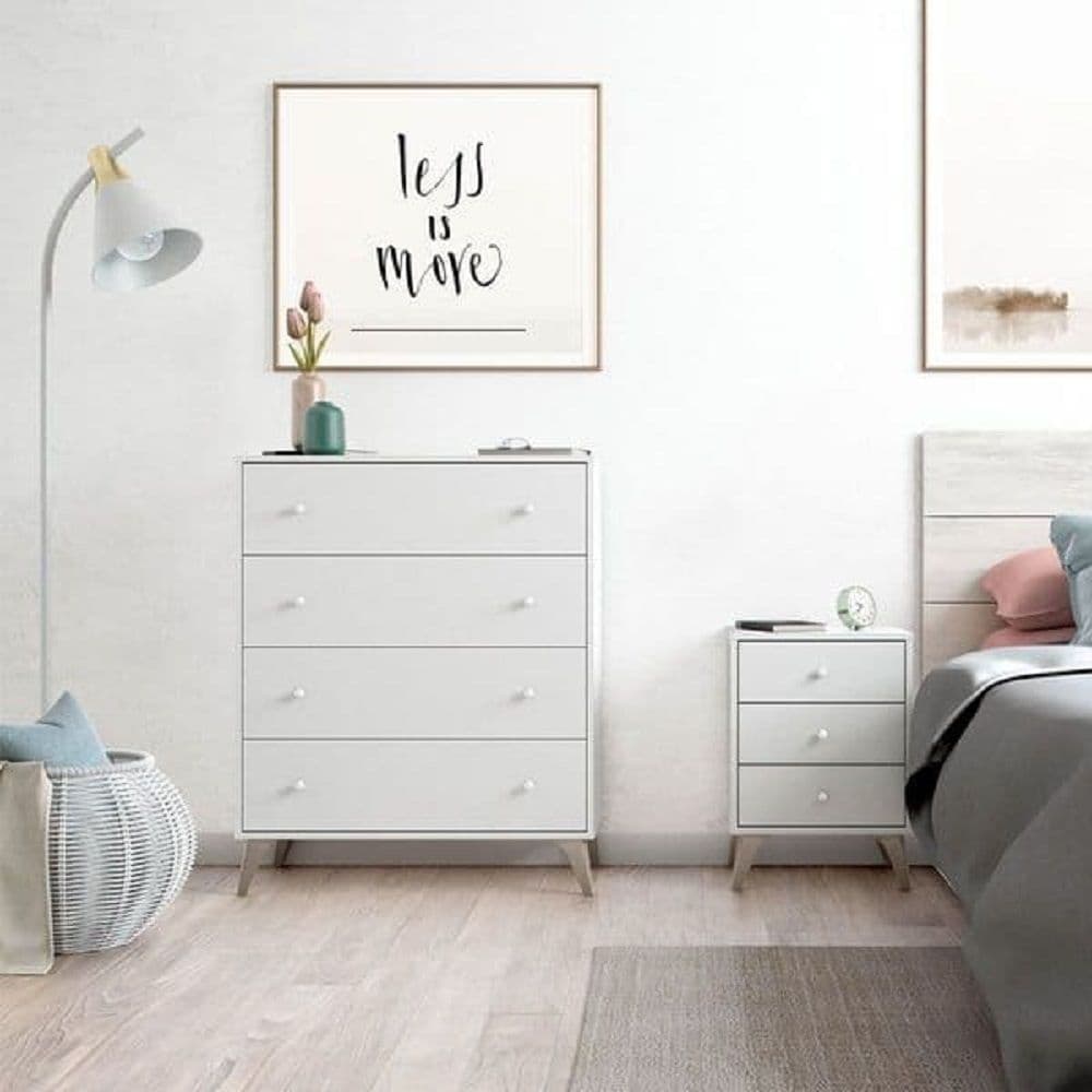 Martinelli Arctic White 4 Drawer Chest