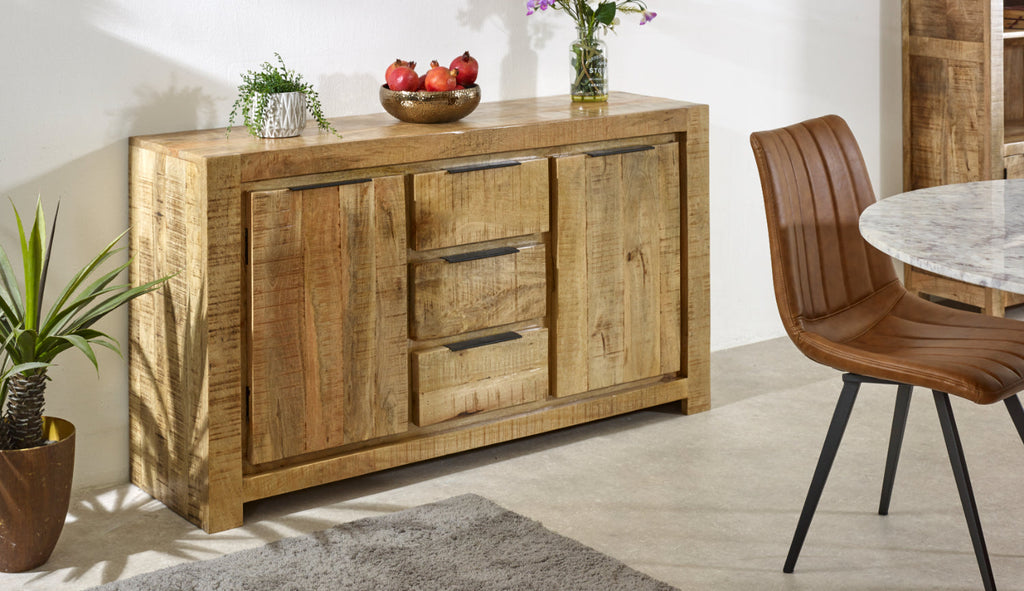 Surrey Solid Wood Large Sideboard 2 Door 3 Drawer