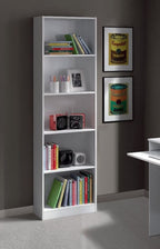 Mila Arctic White Bookcase