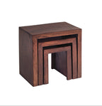 Toko Dark Mango Nest of 3 Tables