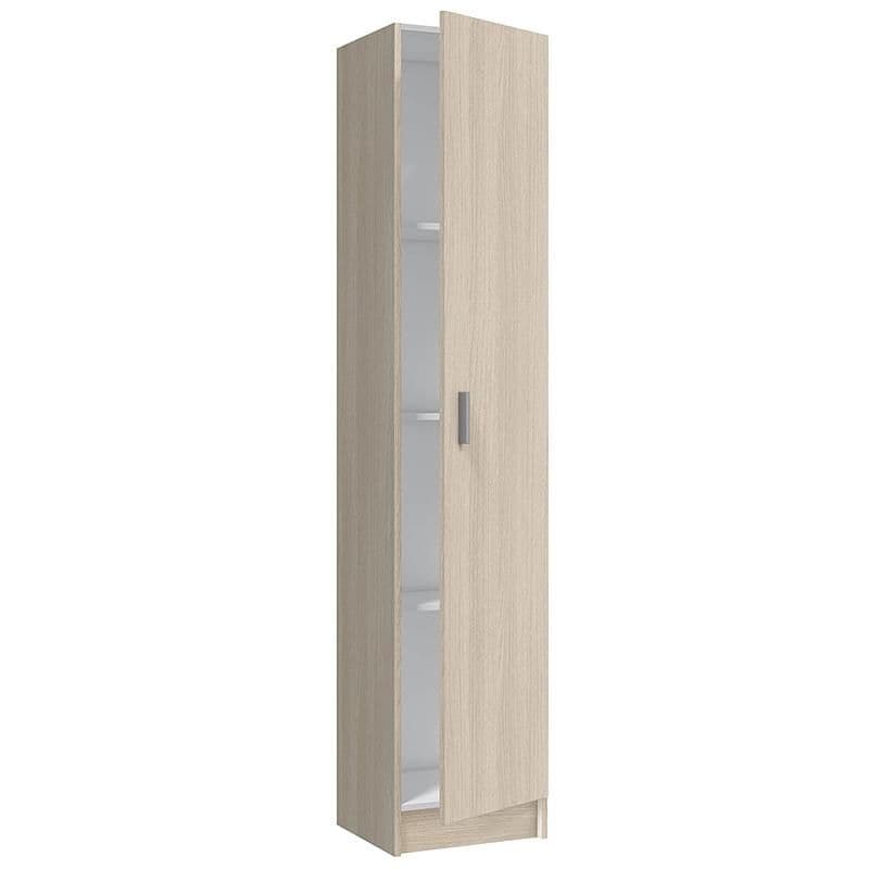 Multi Purpose Oak Narrow Storage Cupboard — alternate product view