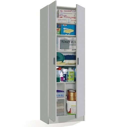 Multi Purpose White Wide Storage Cupboard — main product view