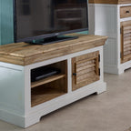 Alfie Wood Tv Cabinet/Bench/Shoe Rack Upto 43" 