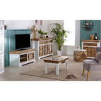 Alfie Wood Sideboard - 3 Drawers & 3 Doors