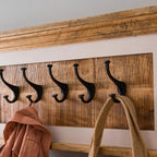 Alfie Wood Shoe Rack & Hanger Wall Hook Set