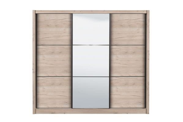 Navara Oak Effect Sliding Door Wardrobe