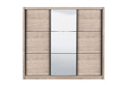 Navara Oak Effect Sliding Door Wardrobe