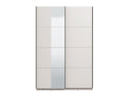 Noah White Sliding Wardrobe With Mirror
