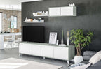 Nocca Grey and White TV Cabinet