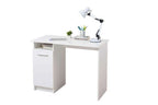 Reygo Matt White Computer Desk