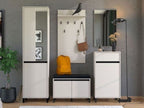 Rosmara Cashmere Taupe Slim Narrow Shallow Depth Hallway Wardrobe