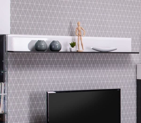 Royce White Wall Shelf