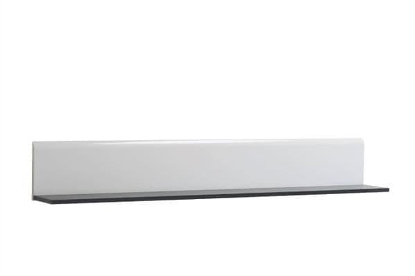 Royce White Wall Shelf — angled product view