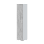 Ruben Narrow Grey & White 1 Door Universal Utility Storage Cupboard