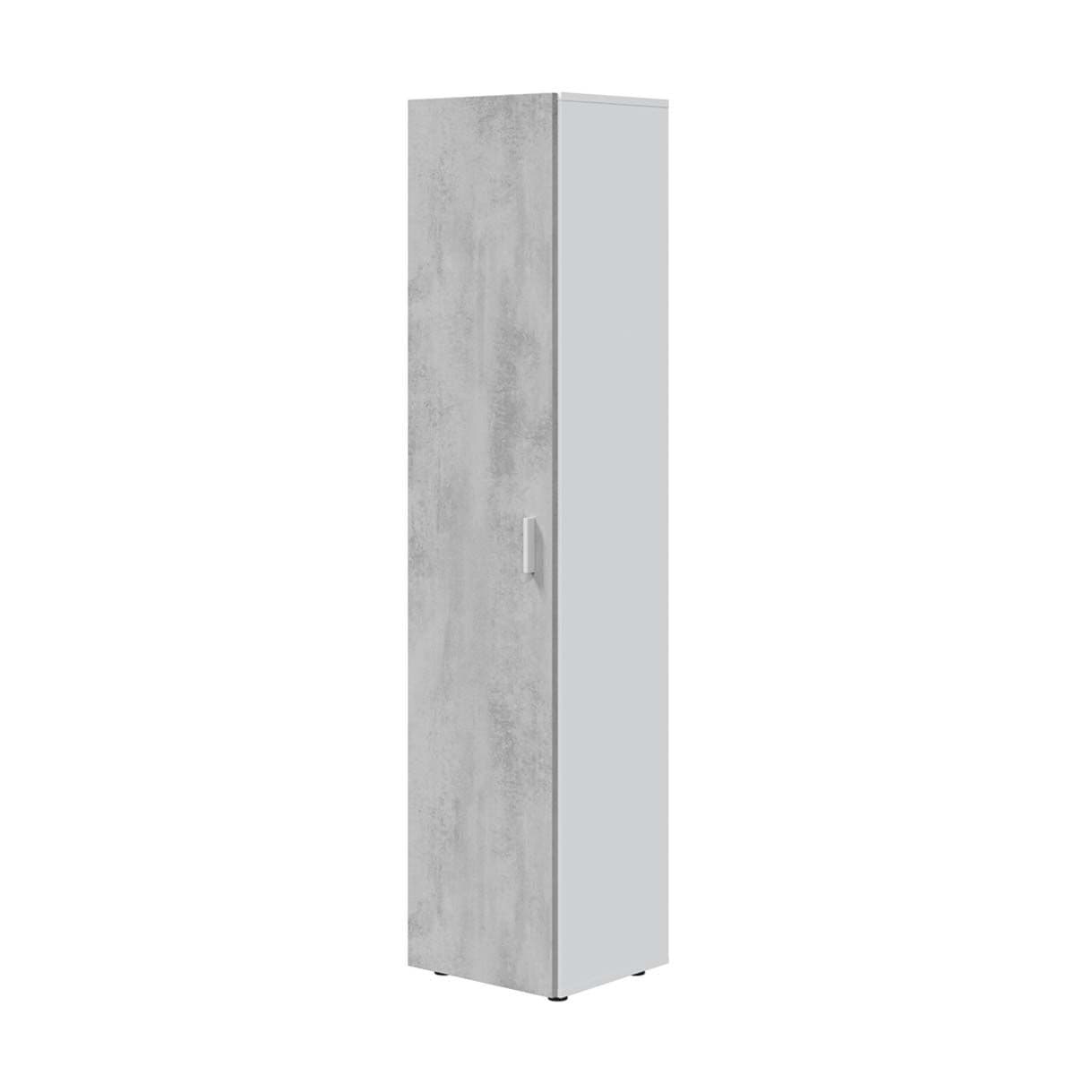 Ruben Narrow Grey & White 1 Door Universal Utility Storage Cupboard