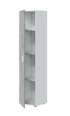 Ruben Narrow Grey & White 1 Door Universal Utility Storage Cupboard