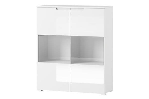 Santino White Gloss Display Cabinet