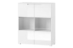 Santino White Gloss Display Cabinet