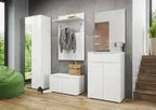 Santino White High Gloss Tall Sideboard