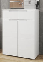Santino White High Gloss Tall Sideboard