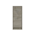 Shaarawy Grey Oak Effect 1 Door Wall Mounted Floating Bathroom Cupboard