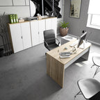 Siena Oak And White Desk